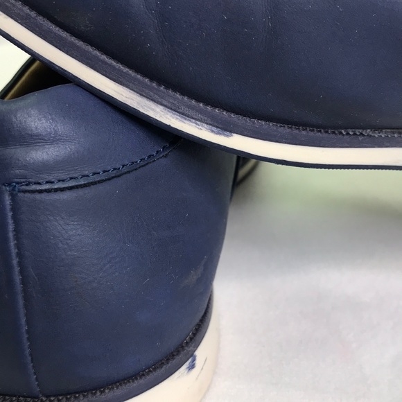 Zara Men's Blue/White Oxfords Lace Up Shoes - Picture 15 of 15